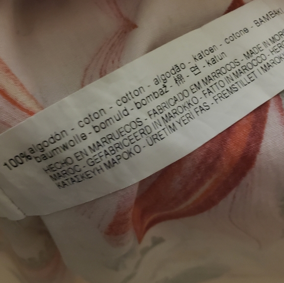 Zara Hawaiian floral button up dress xs - Picture 8 of 9